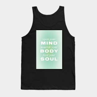 Mind Body Soul Green Aura Tank Top